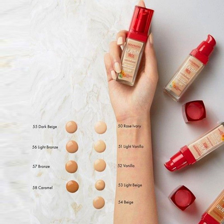 کرم پودر بورژوا Bourjois مدل هلثی میکس Healthy mix حجم 30 میل